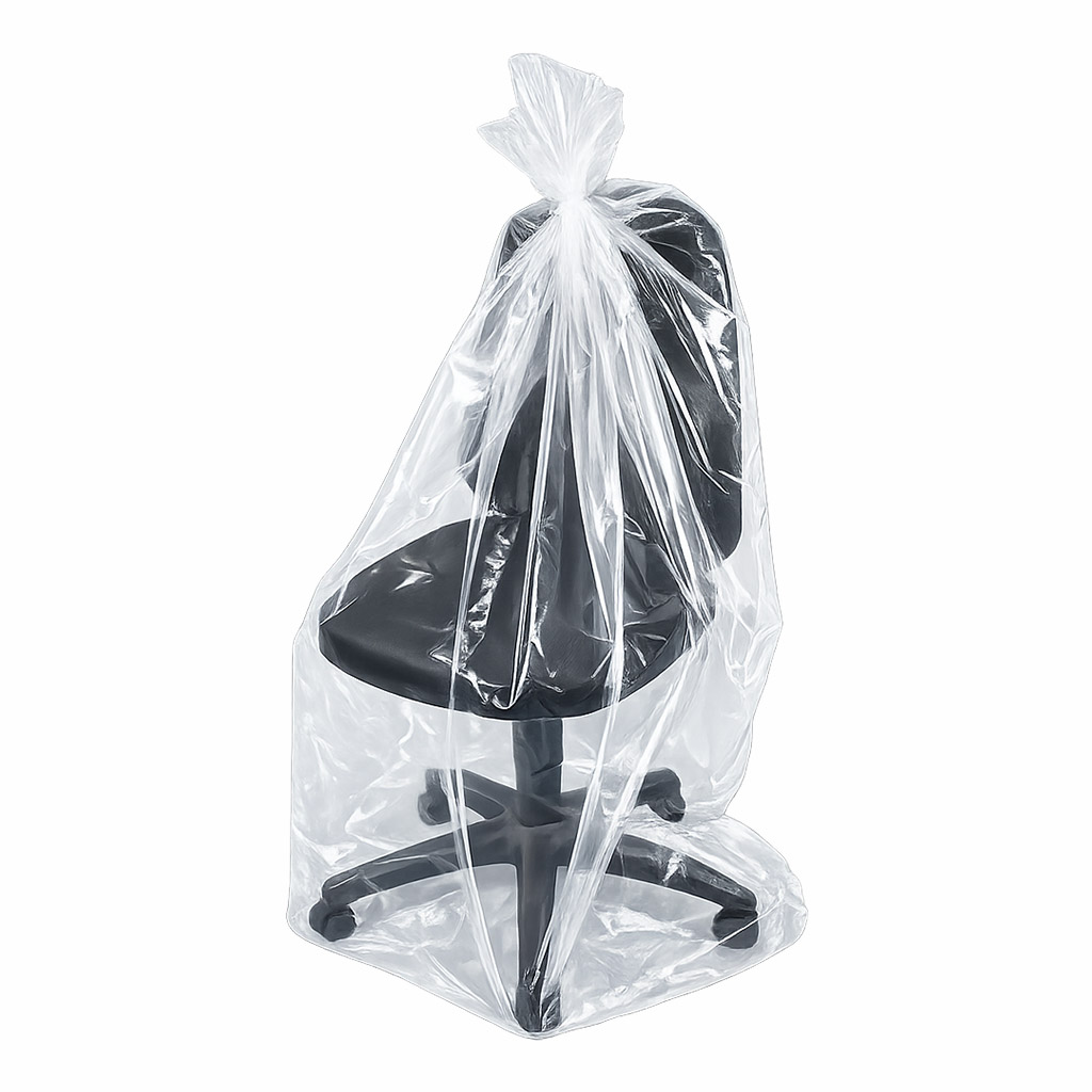 Sacchetti in plastica con soffietti 50 micron