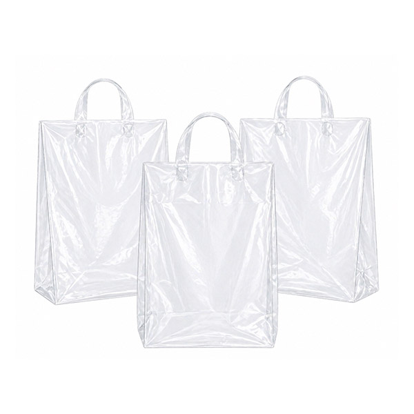Borse in plastica con maniglie morbide